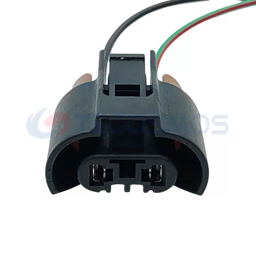 Auto Parts Sealed Waterproof Headlamp Fog Lamp Low Beam High Beam Plug for Toyota Volkswagen 1 Pin Female Plug 0090-139